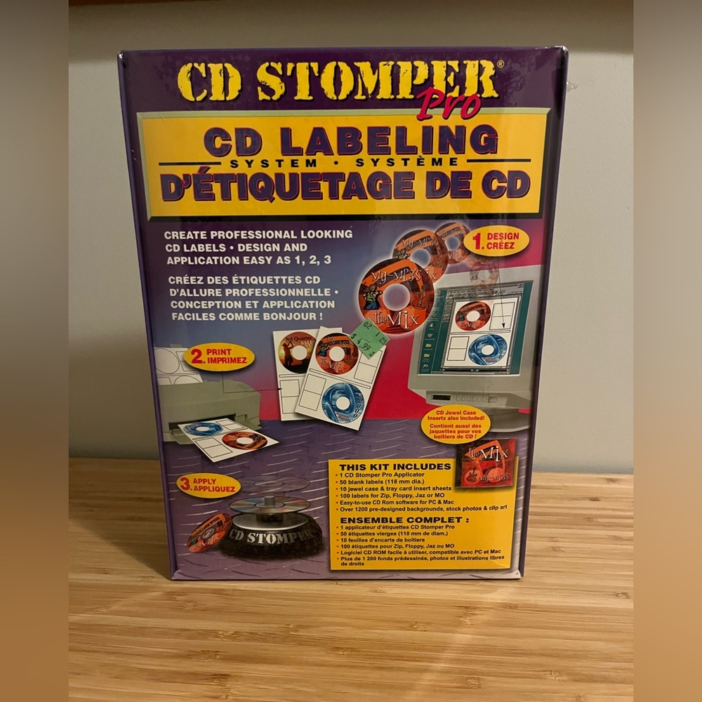 CD Stomper, Cd labeling